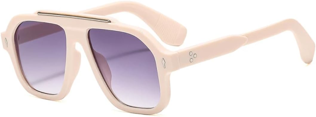 Солнцезащитные очки для мужчин и женщин - защита UV400 - градиентные линзы Rivets сине-желтого цвета для занятий спортом на открытом воздухе и вождения DSVIGF, Beige Gray Gradient
Солнцезащитные очки для мужчин и женщин - защита UV400 - градиентные линзы Rivets сине-желтого цвета для занятий спортом на открытом воздухе и вождения DSVIGF, Beige Gray Gradient