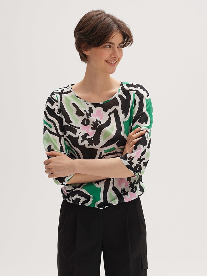 Блуза OPUS, цвет schwarz/grün
Блуза OPUS, цвет schwarz/grün