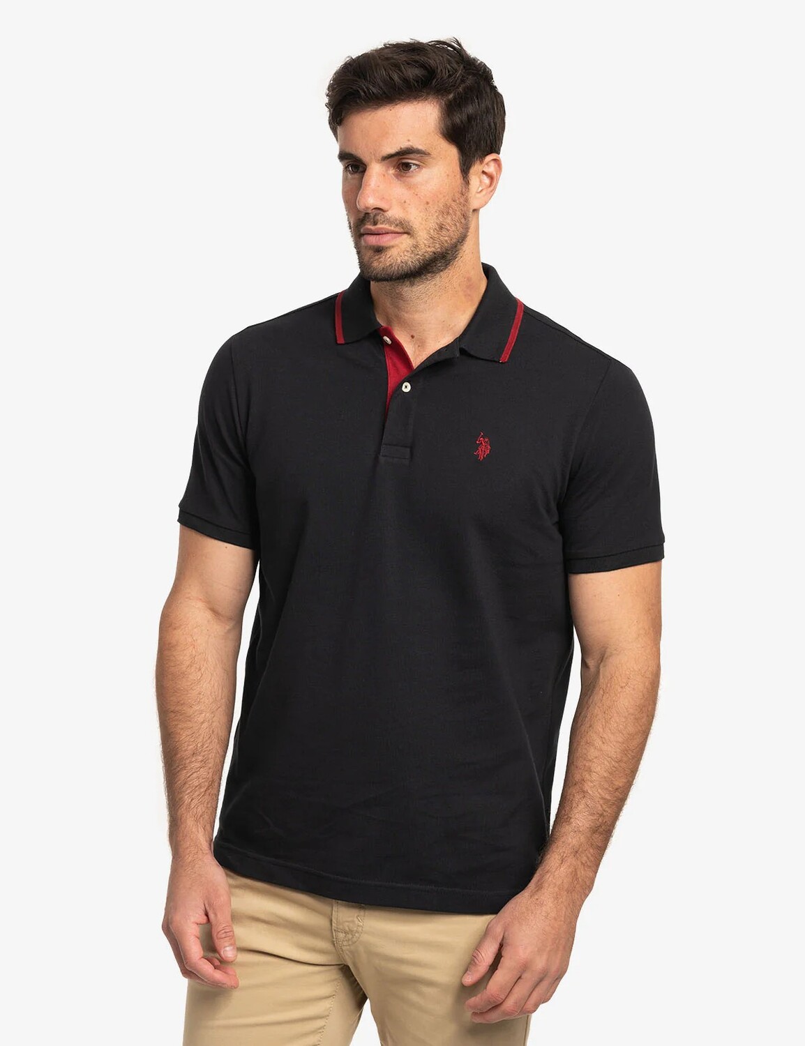 Футболка поло U.S. Polo Assn. Slim Fit Stretch Solid Pique, черный
Футболка поло U.S. Polo Assn. Slim Fit Stretch Solid Pique, черный