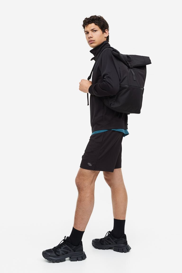 Спортивные шорты H&M, черный
Спортивные шорты H&M, черный