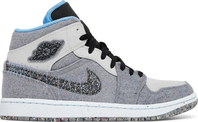 Кроссовки Air Jordan 1 Mid Crater Grey University Blue, серый
Кроссовки Air Jordan 1 Mid Crater Grey University Blue, серый