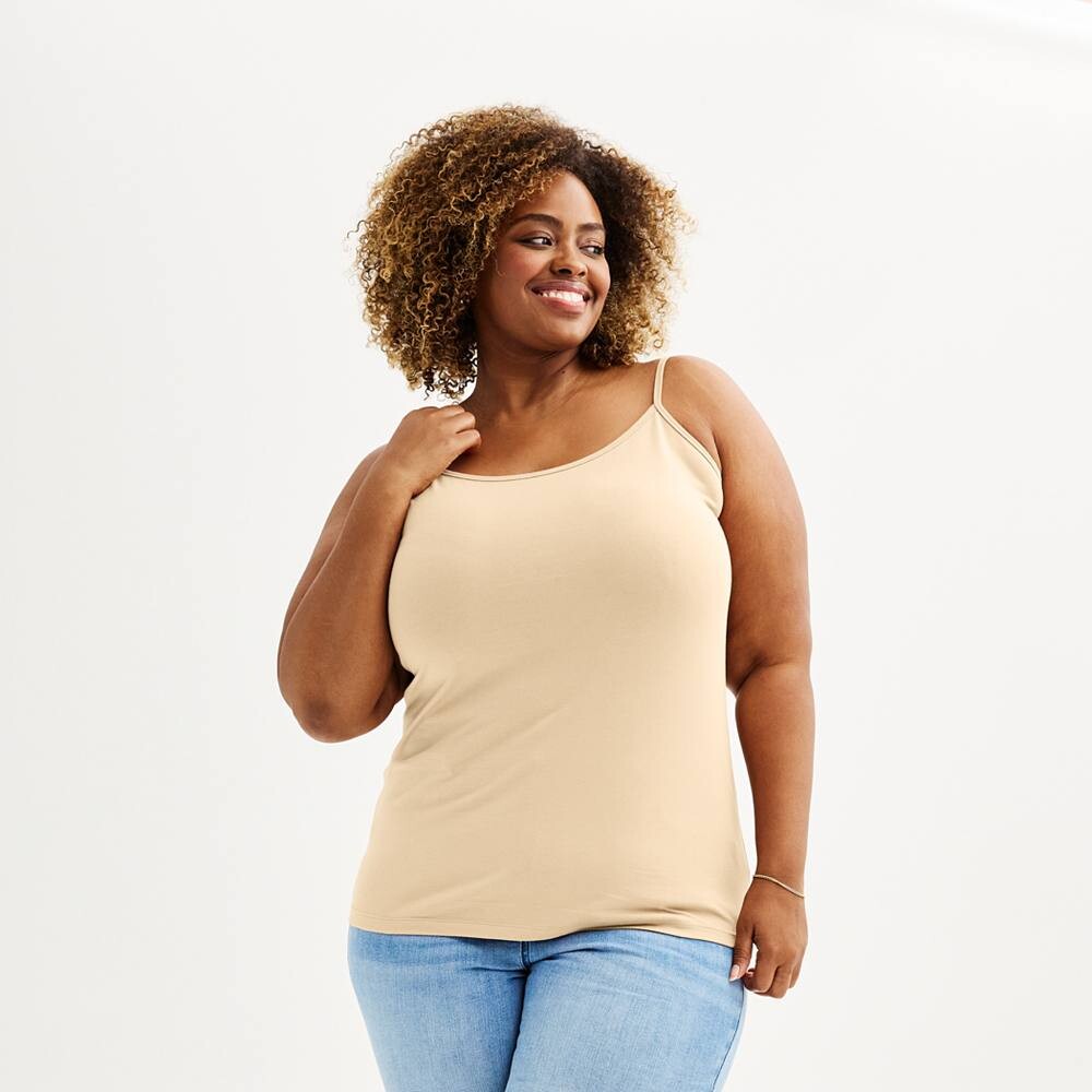 Майка больших размеров Sonoma Goods For Life с бретельками на тонких бретельках, цвет Lea Peach
Майка больших размеров Sonoma Goods For Life с бретельками на тонких бретельках, цвет Lea Peach