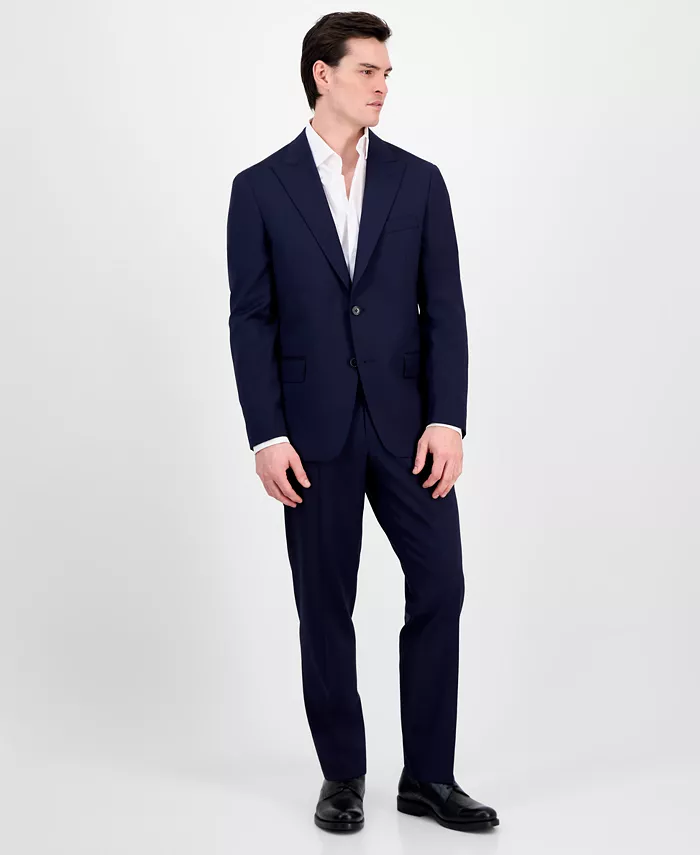 Мужской классический костюм из итальянской шерсти Michael Kors, синий
Мужской классический костюм из итальянской шерсти Michael Kors, синий