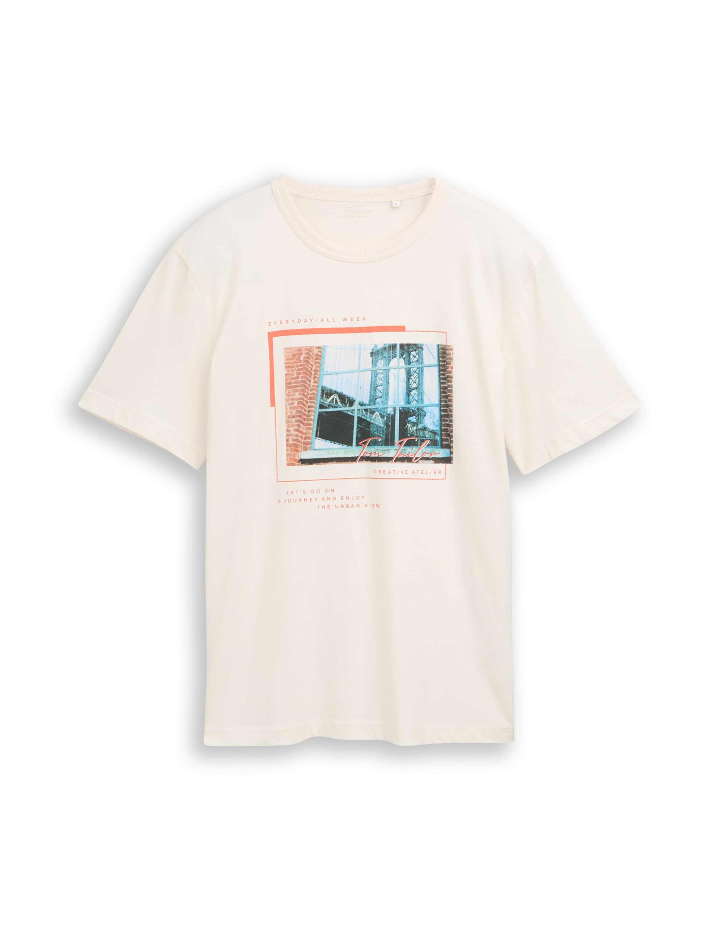 TOM TAILOR Футболка в натуральном белом цвете
TOM TAILOR Футболка в натуральном белом цвете