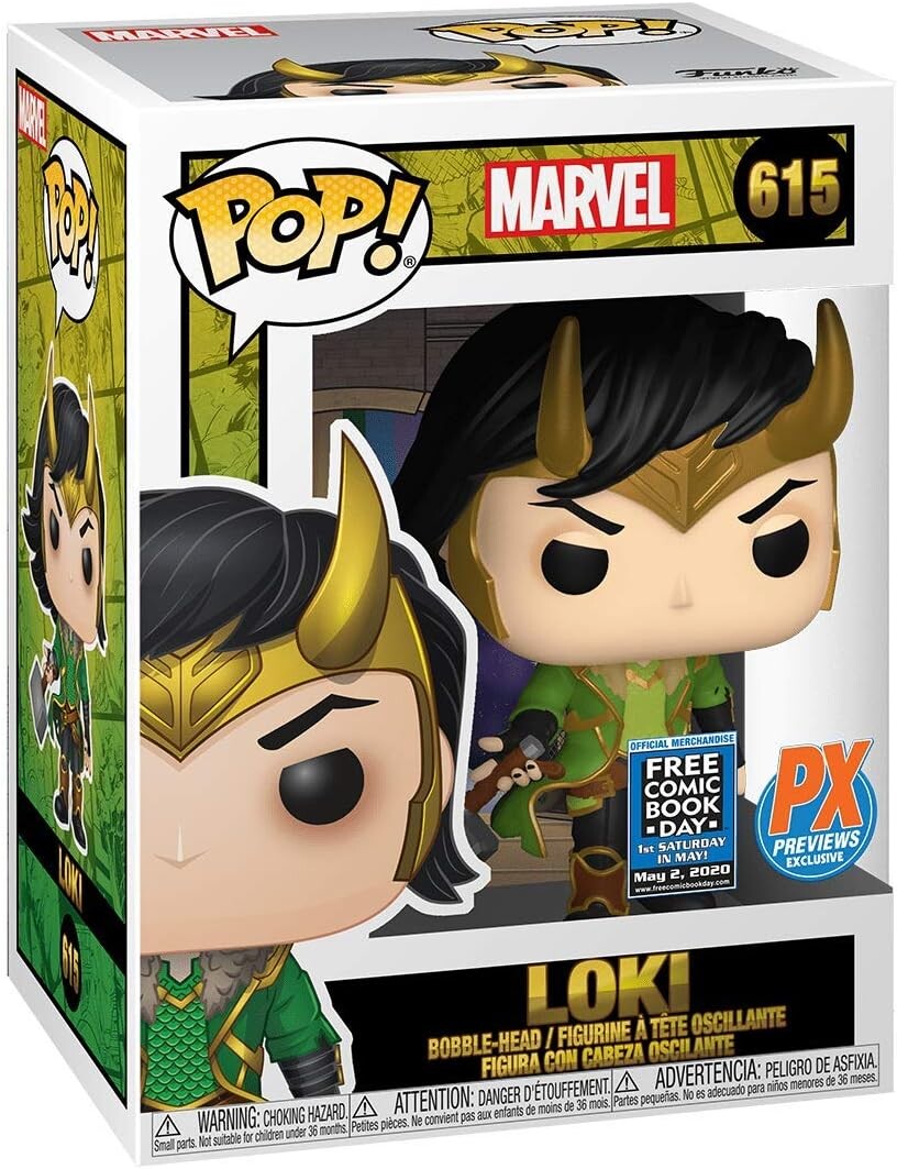 Фигурка Pop! Marvel Loki (Free Comic Book Day 2020 Version) Vinyl Figure
Фигурка Pop! Marvel Loki (Free Comic Book Day 2020 Version) Vinyl Figure