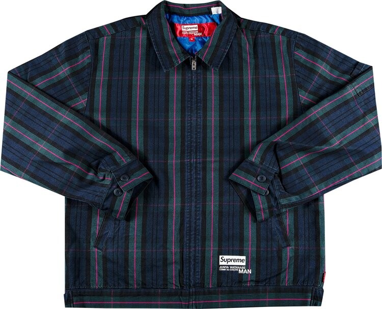 Куртка Supreme x Junya Watanabe x Comme des Garçons MAN Printed Work Jacket 'Navy Plaid', синий
Куртка Supreme x Junya Watanabe x Comme des Garçons MAN Printed Work Jacket 'Navy Plaid', синий