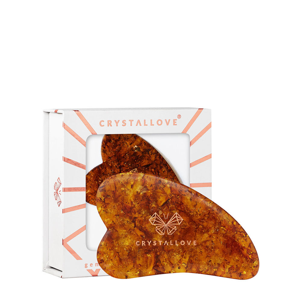 Crystallove Amber Collection массажная пластина для лица гуаша из коньячного янтаря, 1 шт.
Crystallove Amber Collection массажная пластина для лица гуаша из коньячного янтаря, 1 шт.
