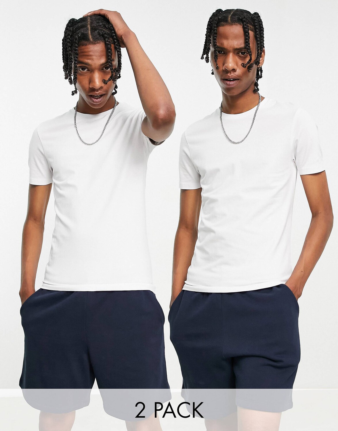 Белая футболка с круглым вырезом и круглым вырезом ASOS DESIGN 2 Pack, Белый, Белая футболка с круглым вырезом и круглым вырезом ASOS DESIGN 2 Pack
Белая футболка с круглым вырезом и круглым вырезом ASOS DESIGN 2 Pack, Белый, Белая футболка с круглым вырезом и круглым вырезом ASOS DESIGN 2 Pack