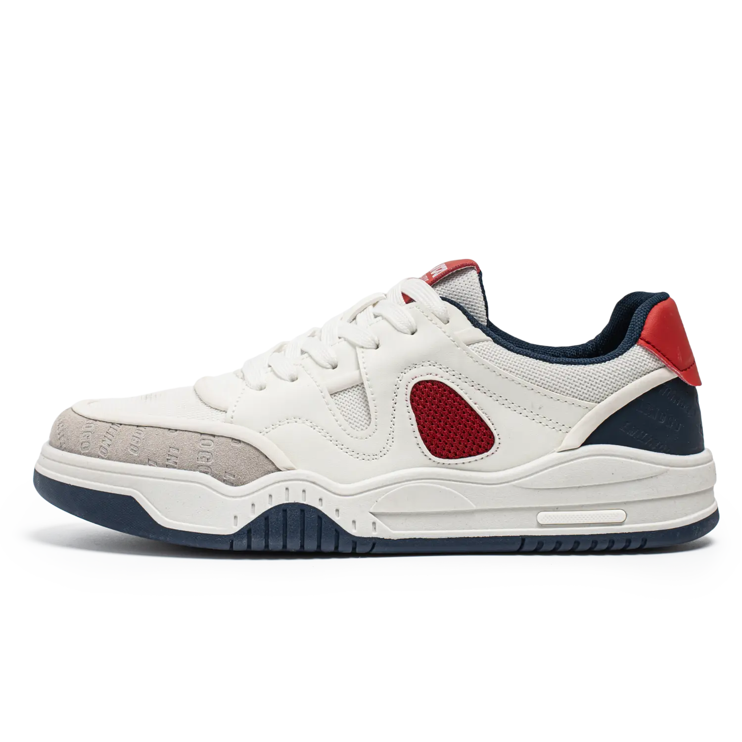 Bull Thunder Износостойкие мужские низкие кеды бело-красные, цвет White Red
Bull Thunder Износостойкие мужские низкие кеды бело-красные, цвет White Red