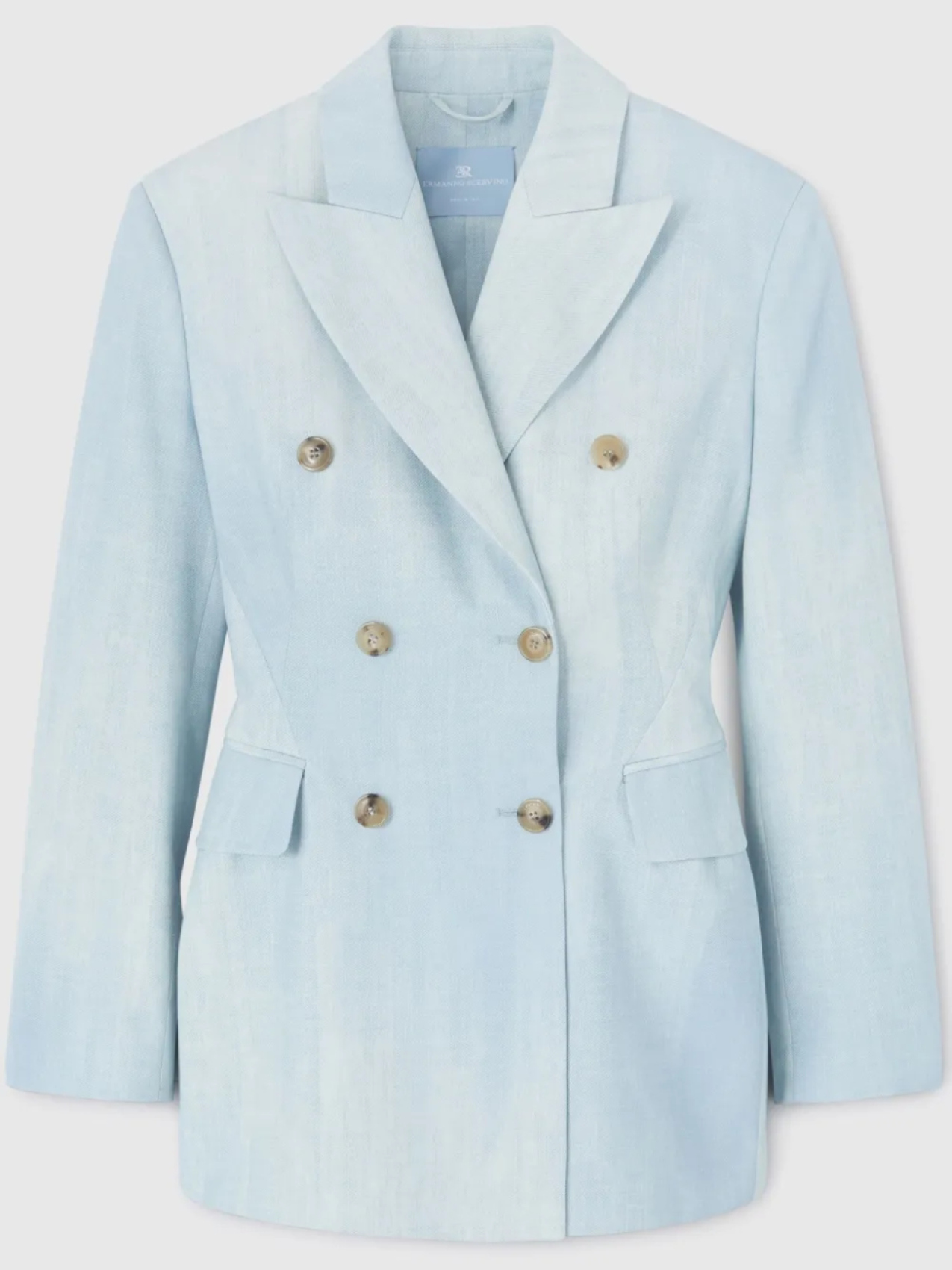 Пиджак с принтом из денима Ermanno Scervino, синий
Пиджак с принтом из денима Ermanno Scervino, синий