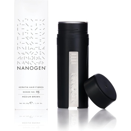 Волокна для мгновенного утолщения волос, средне-коричневые, 30 г, натуральный кератин Nanogen
Волокна для мгновенного утолщения волос, средне-коричневые, 30 г, натуральный кератин Nanogen