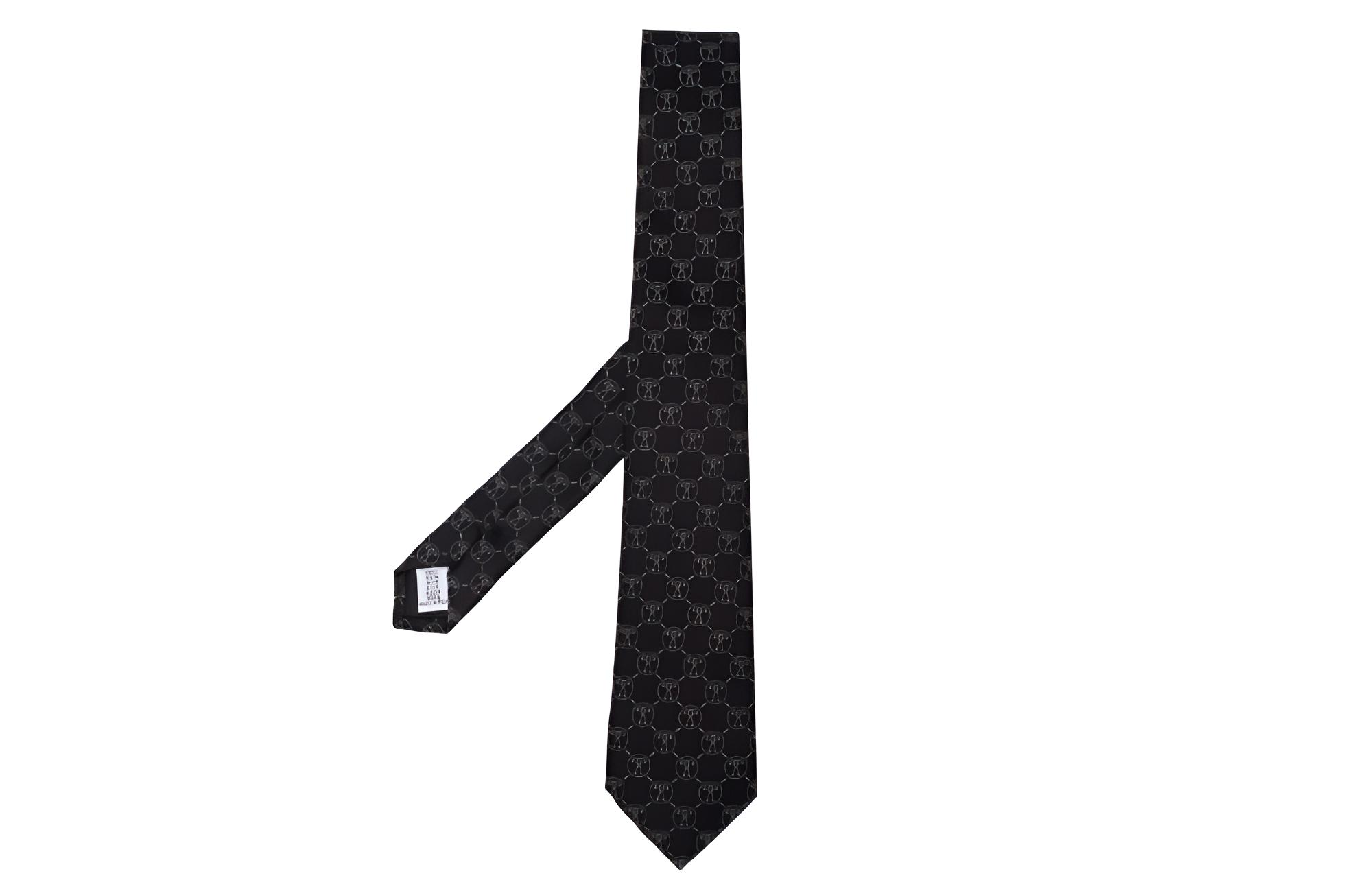 Москвино, черный жаккардовый галстук
Москвино, черный жаккардовый галстук