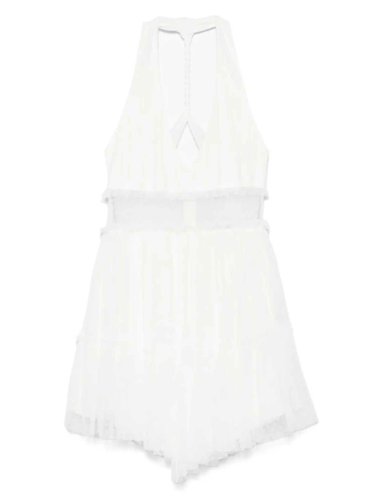 NISSA шелковое платье с вырезом халтер, белый
NISSA шелковое платье с вырезом халтер, белый