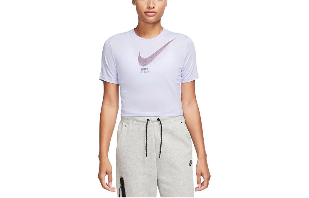 Укороченный топ женский фиолетовый Nike
Укороченный топ женский фиолетовый Nike