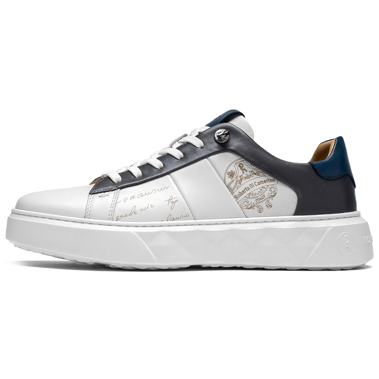 Roberta Di Camerino Низкие кроссовки для скейтбординга, мужские, белые, синие
Roberta Di Camerino Низкие кроссовки для скейтбординга, мужские, белые, синие