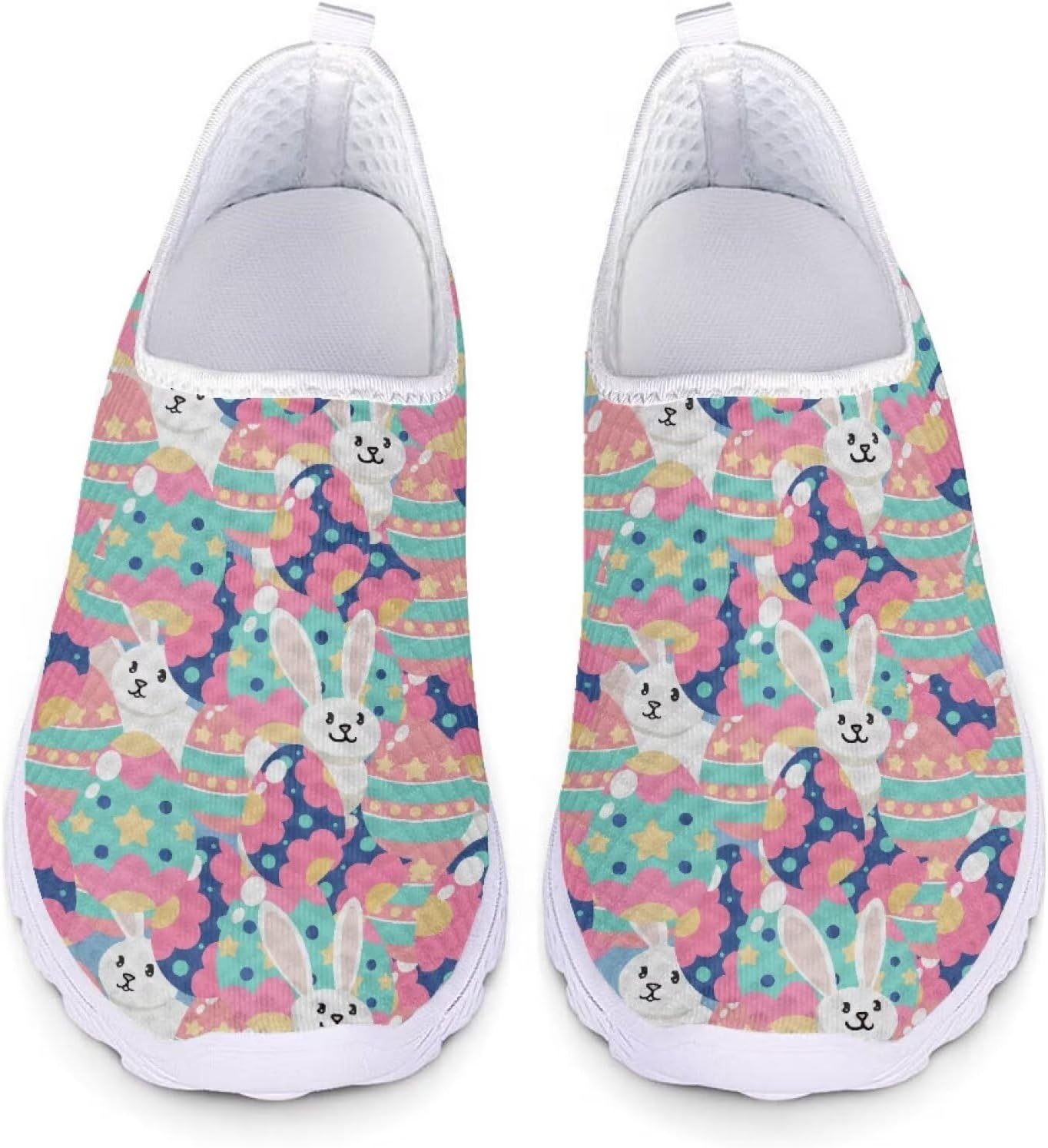 Кроссовки для ходьбы для женщин и мужчин, спортивные кроссовки, плоская сетчатая обувь, дышащие кроссовки Xixirimido, Colorful Rabbit Eggs
Кроссовки для ходьбы для женщин и мужчин, спортивные кроссовки, плоская сетчатая обувь, дышащие кроссовки Xixirimido, Colorful Rabbit Eggs