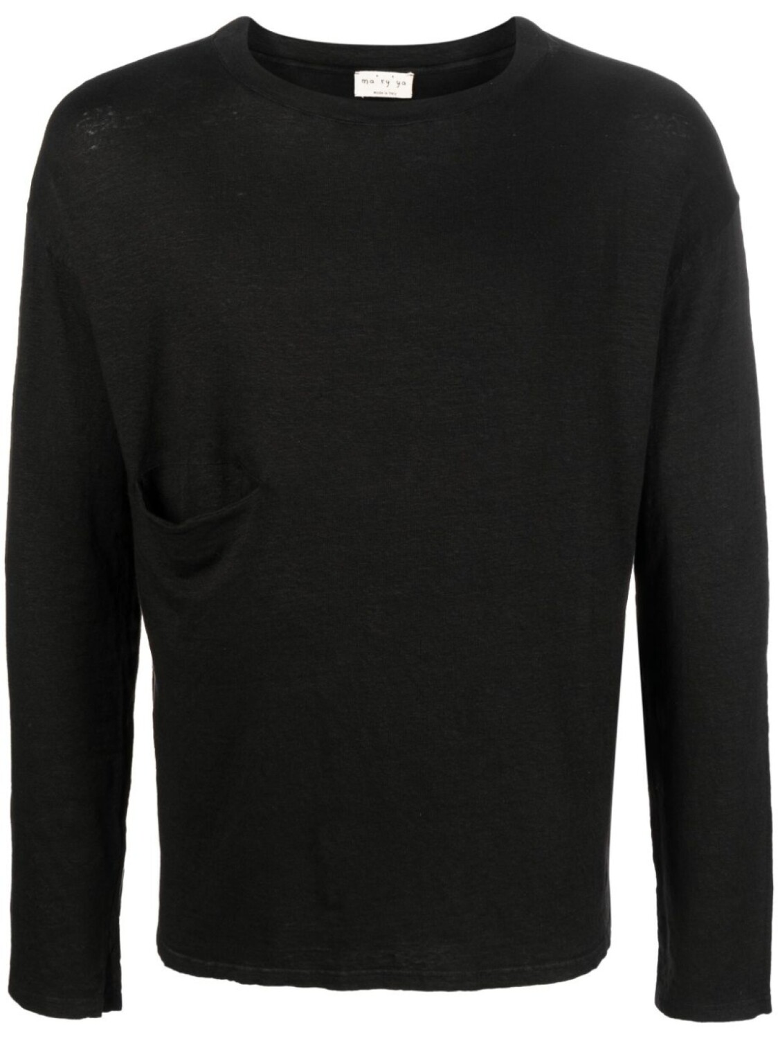 Льняная футболка с длинными рукавами Ma'ry'ya, черный
Льняная футболка с длинными рукавами Ma'ry'ya, черный
