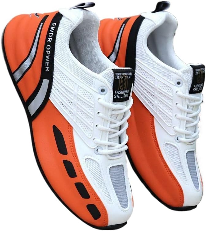 Мужские модные кроссовки с цветными блоками для активного отдыха, повседневные мягкие и удобные беговые кроссовки с противоскользящей подошвой Hhhchpm, Tangerine
Мужские модные кроссовки с цветными блоками для активного отдыха, повседневные мягкие и удобные беговые кроссовки с противоскользящей подошвой Hhhchpm, Tangerine