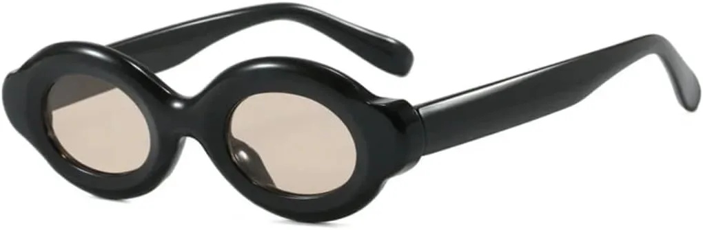 Ретро-солнцезащитные очки овальной формы для женщин, персонализированные, универсальные, модные, для мужчин, защита от УФ-излучения UV400 UATXTAU, Black Champagne
Ретро-солнцезащитные очки овальной формы для женщин, персонализированные, универсальные, модные, для мужчин, защита от УФ-излучения UV400 UATXTAU, Black Champagne