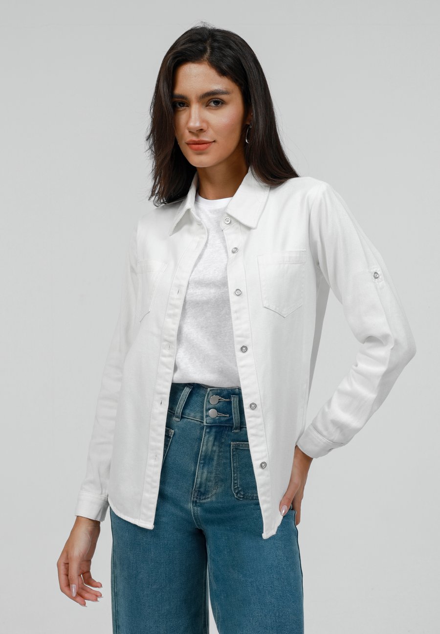Блуза Anna Field Button-down blouse, Off-White Wash/Off-White
Блуза Anna Field Button-down blouse, Off-White Wash/Off-White