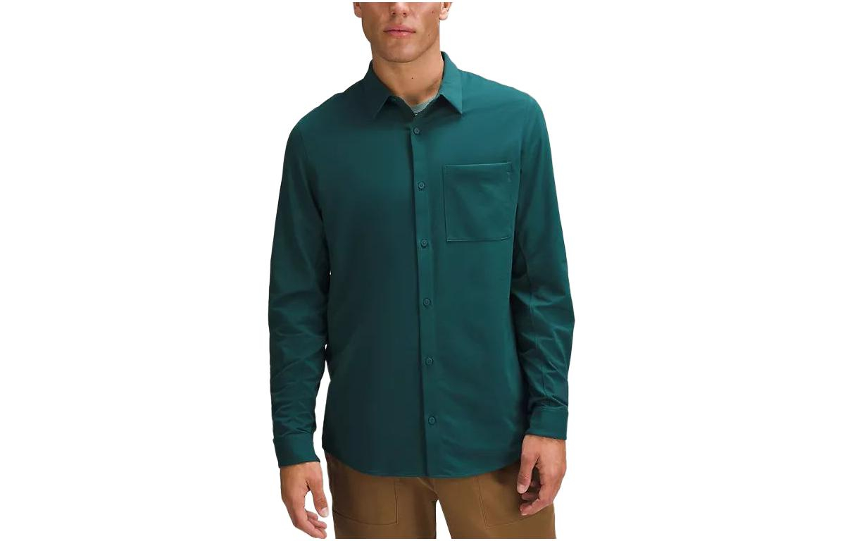 Мужская рубашка на заказ Lululemon, Storm Teal
Мужская рубашка на заказ Lululemon, Storm Teal