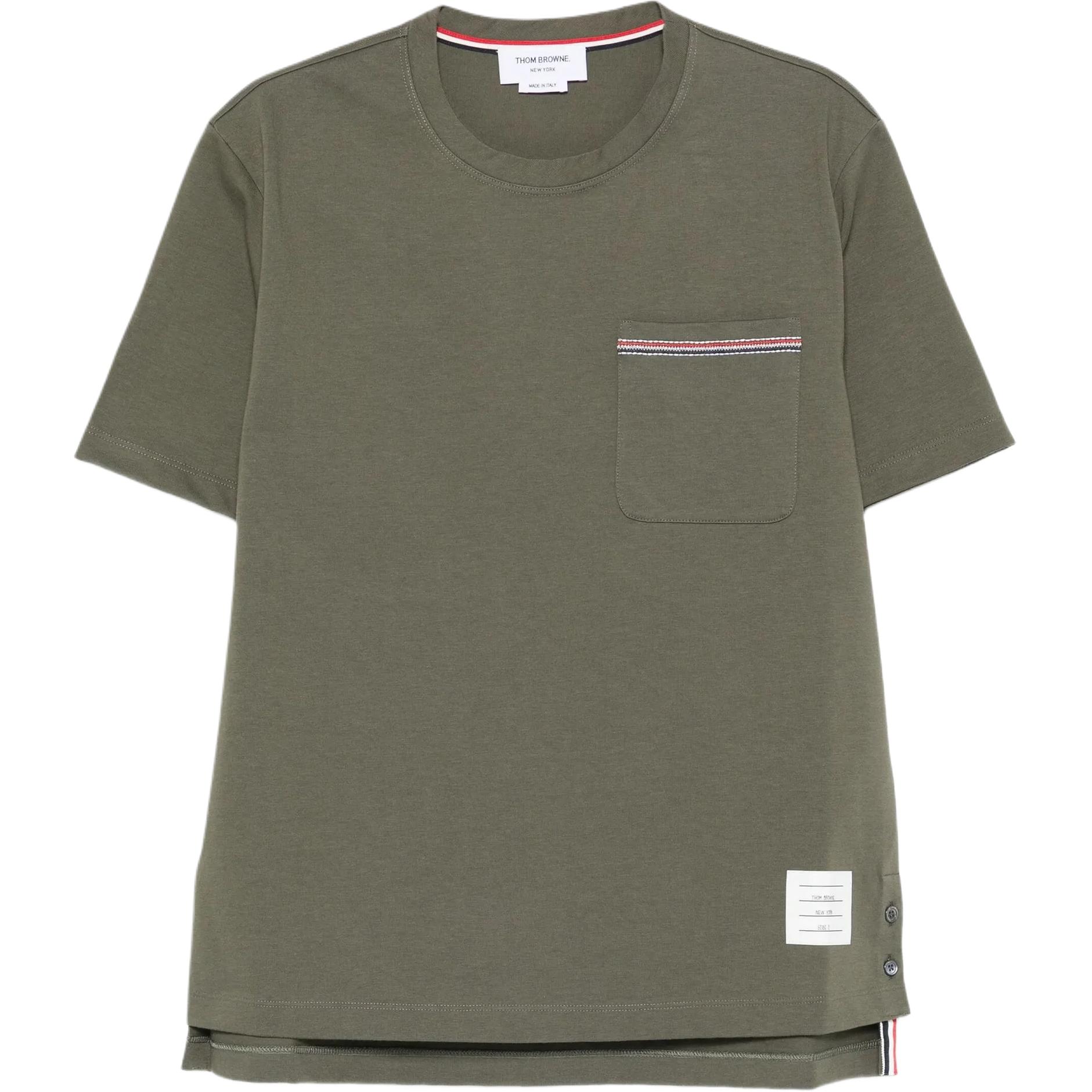 Футболка с карманом THOM BROWNE, зеленый
Футболка с карманом THOM BROWNE, зеленый