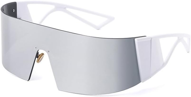 Большие спортивные солнцезащитные очки без оправы для женщин, защитные очки с обтекаемой формой для мужчин, цельные ветрозащитные солнцезащитные очки UOVSAW, C6 Silver
Большие спортивные солнцезащитные очки без оправы для женщин, защитные очки с обтекаемой формой для мужчин, цельные ветрозащитные солнцезащитные очки UOVSAW, C6 Silver