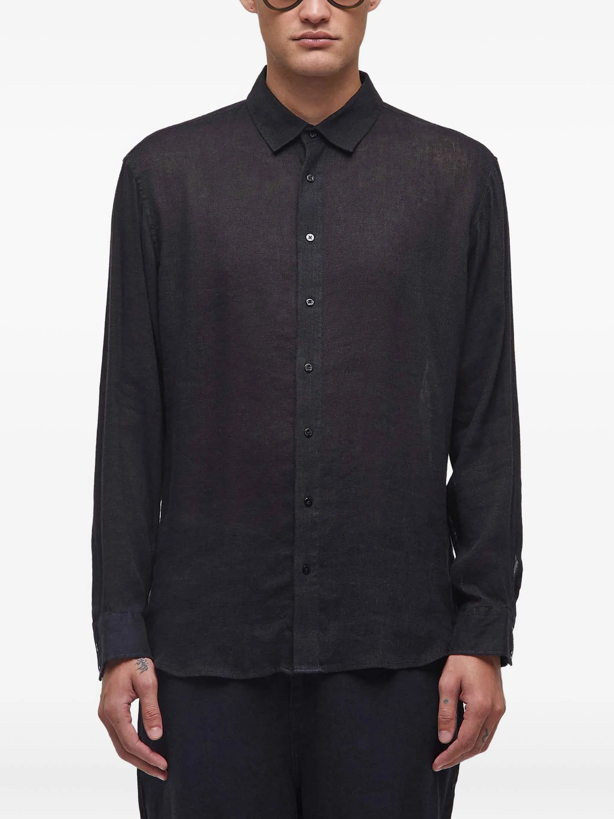 Рубашка на пуговицах Osklen, черный
Рубашка на пуговицах Osklen, черный