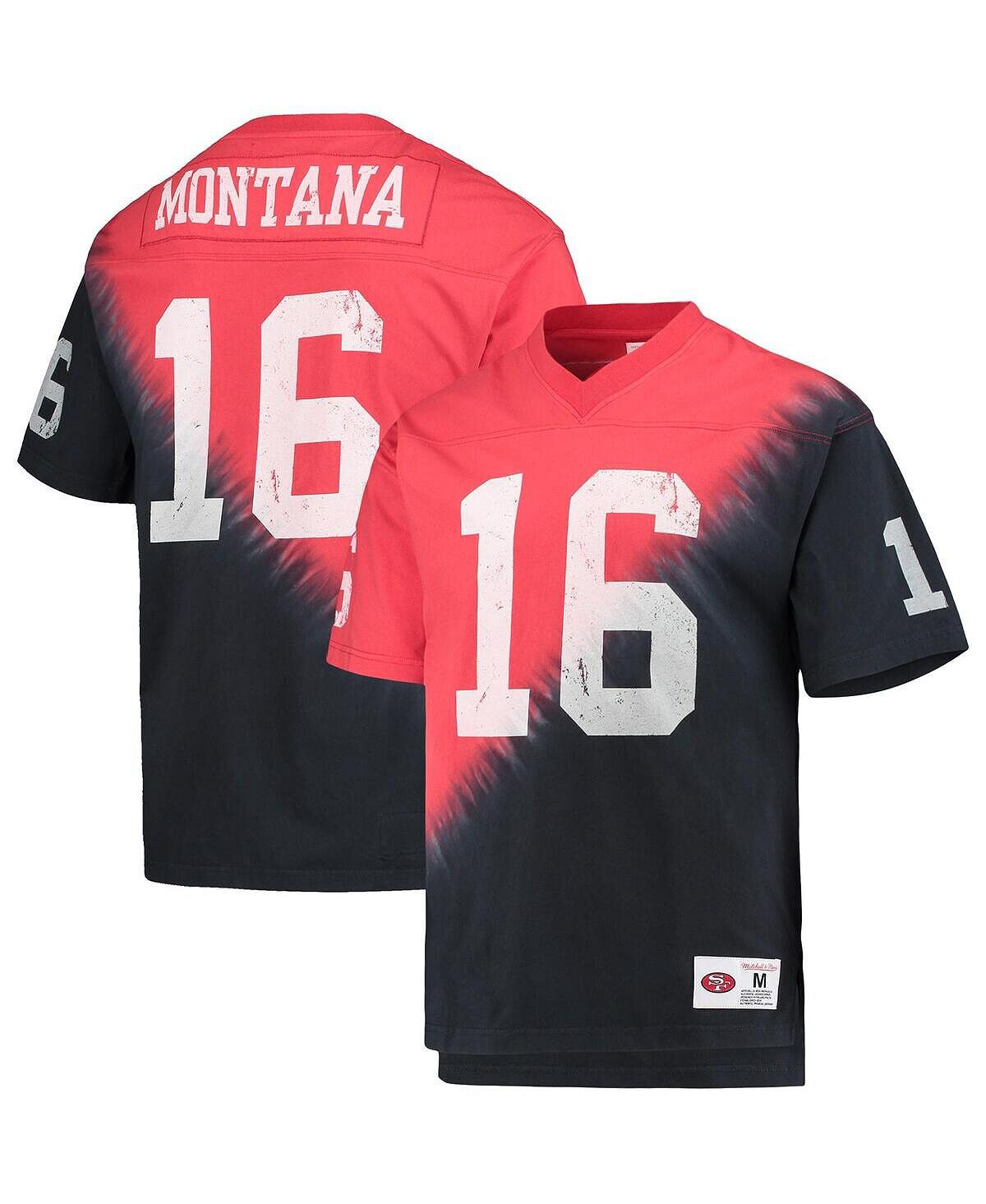 Мужская футболка joe montana black, red san francisco 49ers с именем и номером вышедшего на пенсию игрока с диагональным принтом тай-дай и v-образным вырезом Mitchell & Ness, мульти
Мужская футболка joe montana black, red san francisco 49ers с именем и номером вышедшего на пенсию игрока с диагональным принтом тай-дай и v-образным вырезом Mitchell & Ness, мульти