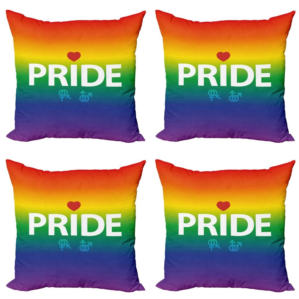 Комплект чехлов на подушки ABAKUHAUS Pride (4 предмета), яркий пол, современная двусторонняя цифровая печать, 45 см x 45 см, многоцветный
Комплект чехлов на подушки ABAKUHAUS Pride (4 предмета), яркий пол, современная двусторонняя цифровая печать, 45 см x 45 см, многоцветный