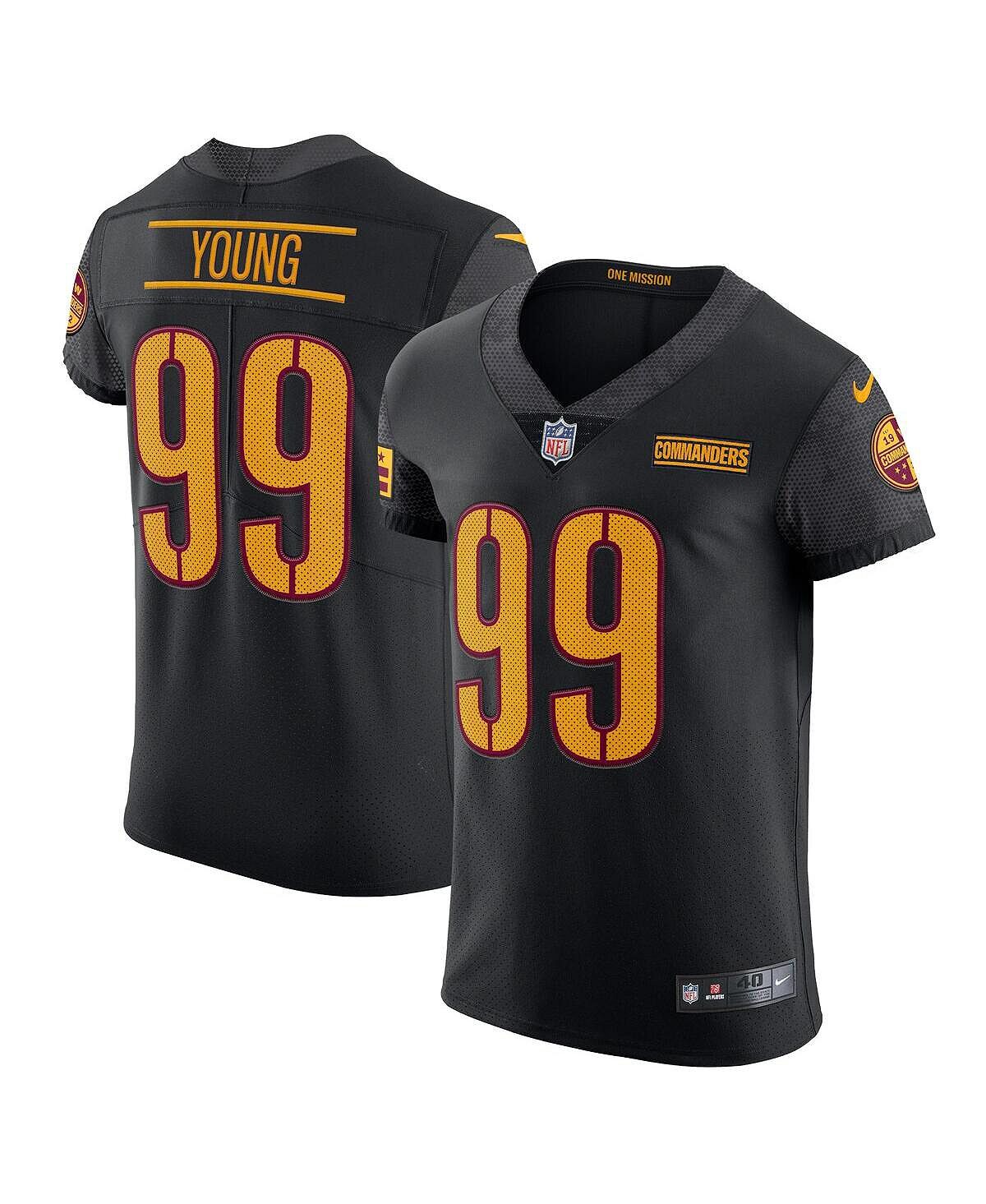 Мужская футболка chase young black washington commanders alternate vapor elite Nike, черный
Мужская футболка chase young black washington commanders alternate vapor elite Nike, черный