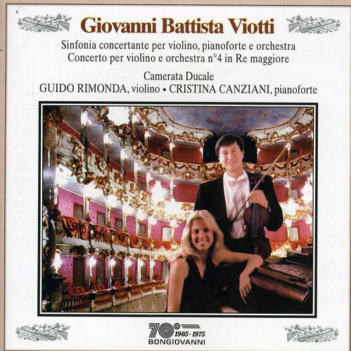 CD диск Viotti / Orch Camerata Ducale: Sinf Concertante / Cto for V & Orch #4
CD диск Viotti / Orch Camerata Ducale: Sinf Concertante / Cto for V & Orch #4