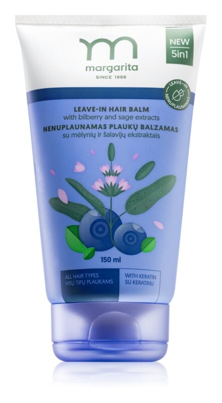 Несмываемый бальзам для быстрой укладки волос с кератином Margarita Leave-in Hair Balm
Несмываемый бальзам для быстрой укладки волос с кератином Margarita Leave-in Hair Balm
