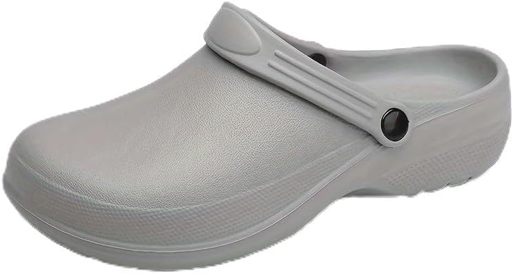 Унисекс сабо из EVA, удобные, прочные, противоскользящие, масло- и водоотталкивающие, профессиональная обувь для поваров и медсестер, повседневный стиль, обувь для кухни Hchctry, серый
Унисекс сабо из EVA, удобные, прочные, противоскользящие, масло- и водоотталкивающие, профессиональная обувь для поваров и медсестер, повседневный стиль, обувь для кухни Hchctry, серый