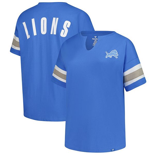 Женская синяя футболка Detroit Lions Plus Size Redzone с V-образным вырезом Fanatics
Женская синяя футболка Detroit Lions Plus Size Redzone с V-образным вырезом Fanatics