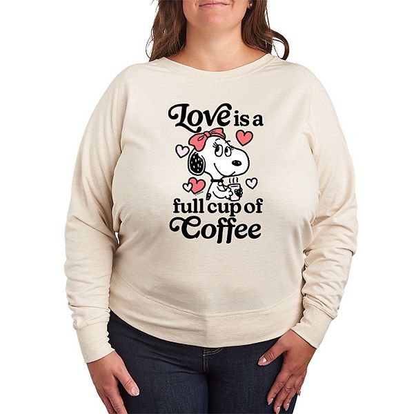 Plus size футболка с длинным рукавом Peanuts Belle Full Cup of Coffee French Terry Licensed Character, Коричневый, Plus size футболка с длинным рукавом Peanuts Belle Full Cup of Coffee French Terry Licensed Character
Plus size футболка с длинным рукавом Peanuts Belle Full Cup of Coffee French Terry Licensed Character, Коричневый, Plus size футболка с длинным рукавом Peanuts Belle Full Cup of Coffee French Terry Licensed Character