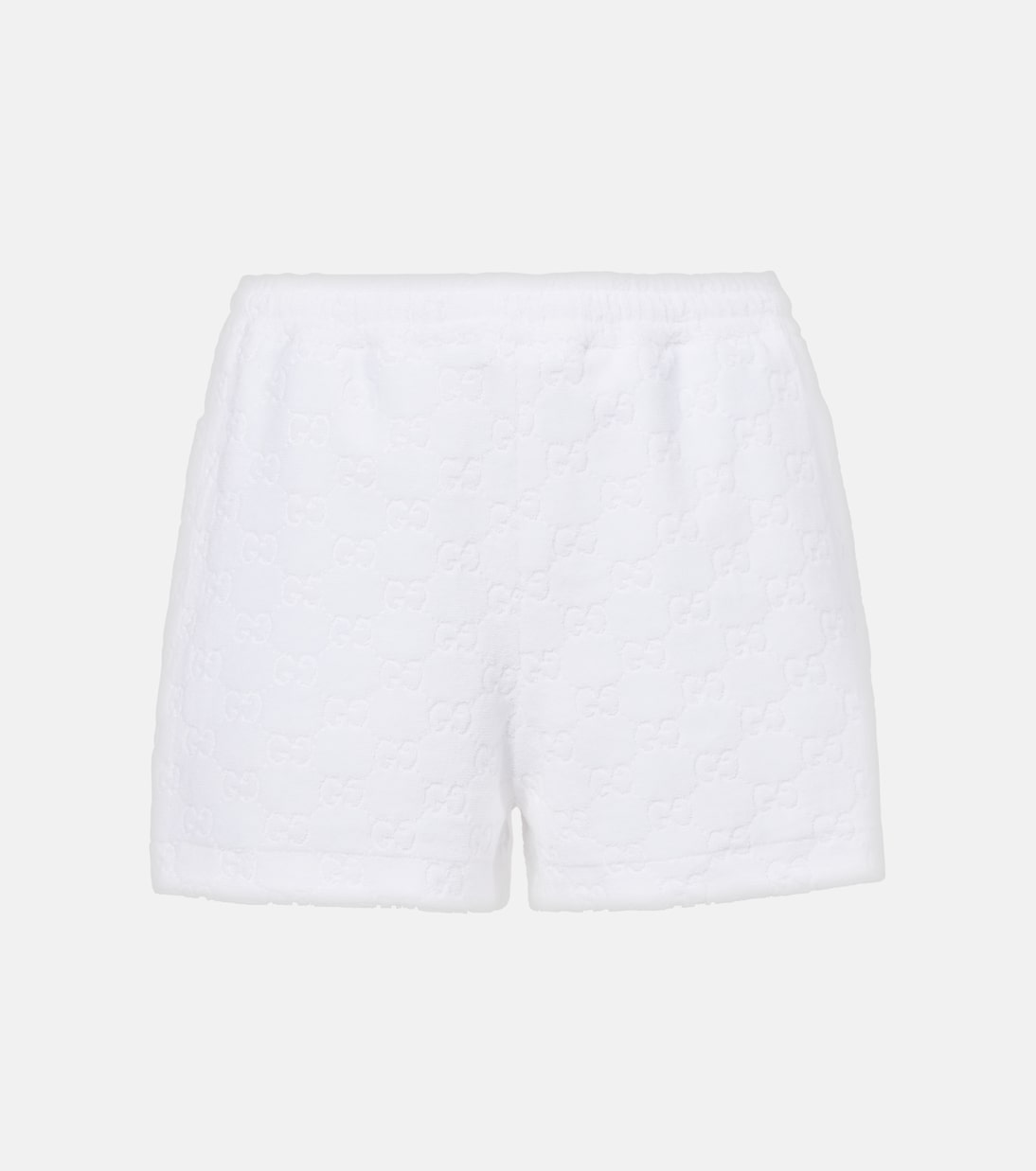 GG шорты из хлопкового терма Gucci, белый
GG шорты из хлопкового терма Gucci, белый