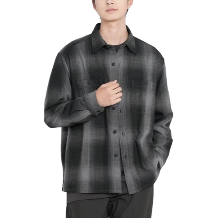 UNIQLO Рубашка унисекс черная
UNIQLO Рубашка унисекс черная