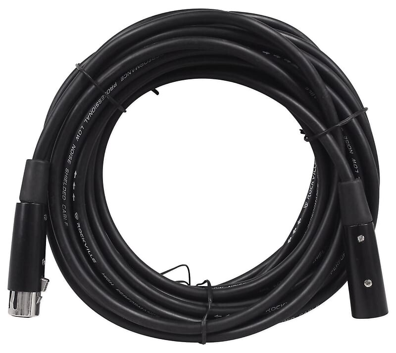 Rockville RDX5M25 25-футовый 5-контактный штыревой и гнездовой кабель освещения DMX, 100% медь из бескислородной меди 
Rockville RDX5M25 25-футовый 5-контактный штыревой и гнездовой кабель освещения DMX, 100% медь из бескислородной меди