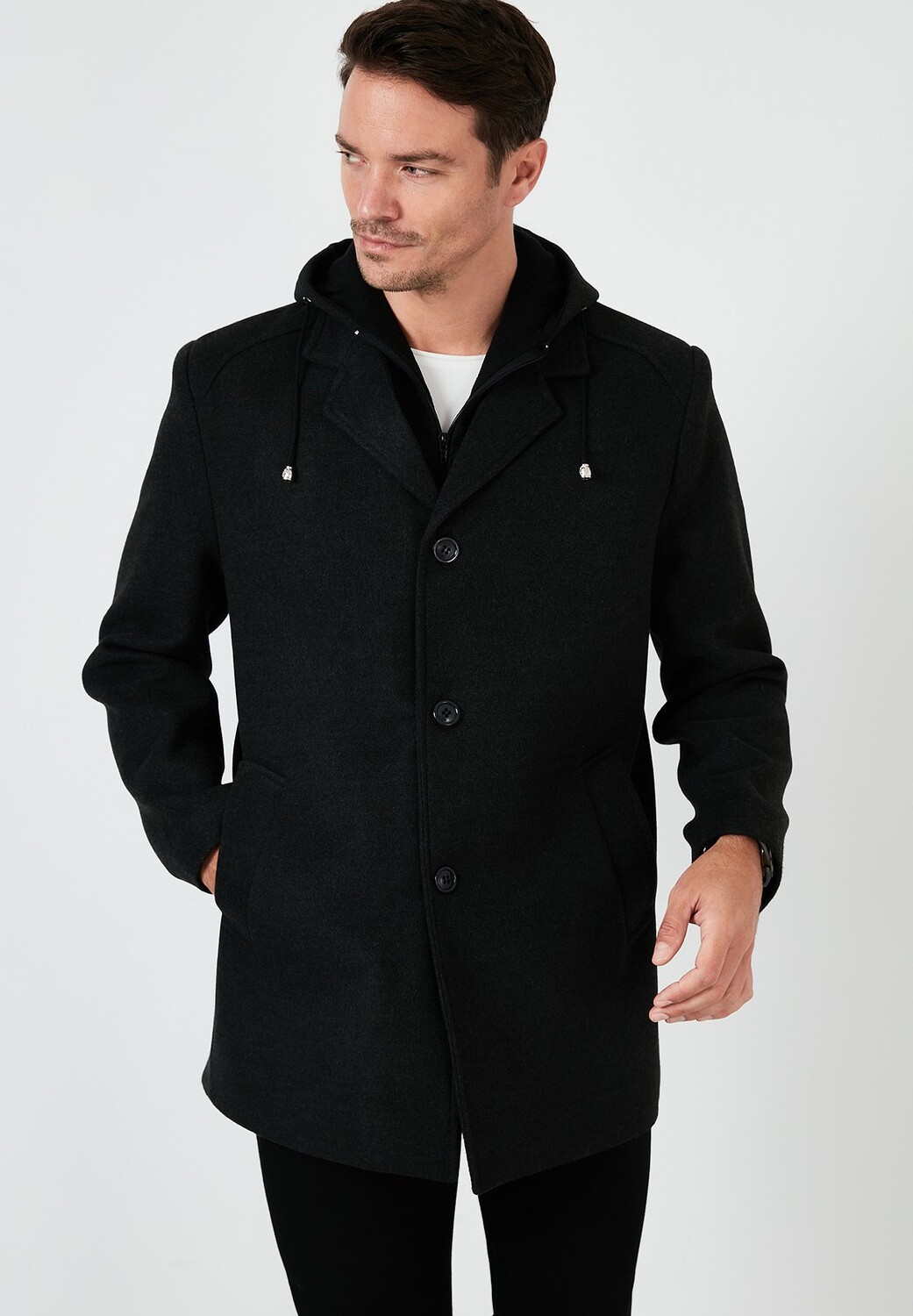 Пальто короткое Buratti, smoked color, Черный, Пальто короткое Buratti, smoked color 
Пальто короткое Buratti, smoked color, Черный, Пальто короткое Buratti, smoked color