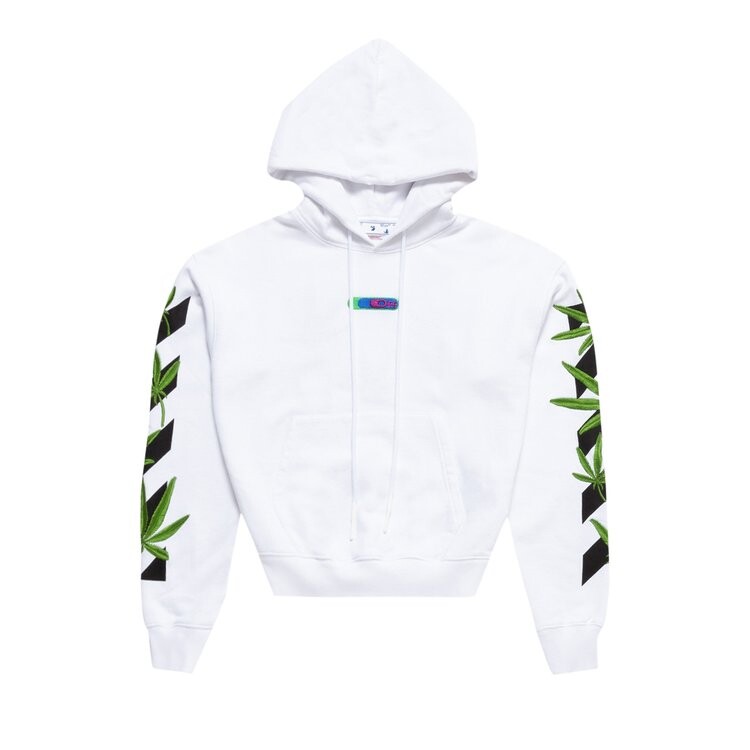 Худи Off-White Weed Arrows Over Hoodie 'White/Green', белый
Худи Off-White Weed Arrows Over Hoodie 'White/Green', белый