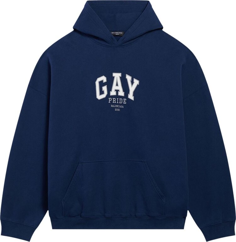 Худи Balenciaga Pride Boxy Hoodie 'Navy/White/Grey', синий
Худи Balenciaga Pride Boxy Hoodie 'Navy/White/Grey', синий