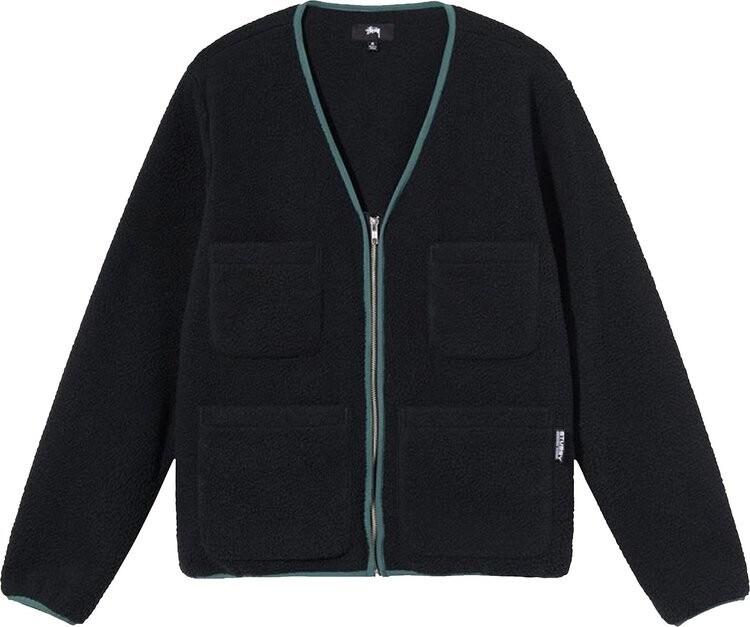 Кардиган Stussy Polar Fleece Cardigan 'Black', черный
Кардиган Stussy Polar Fleece Cardigan 'Black', черный