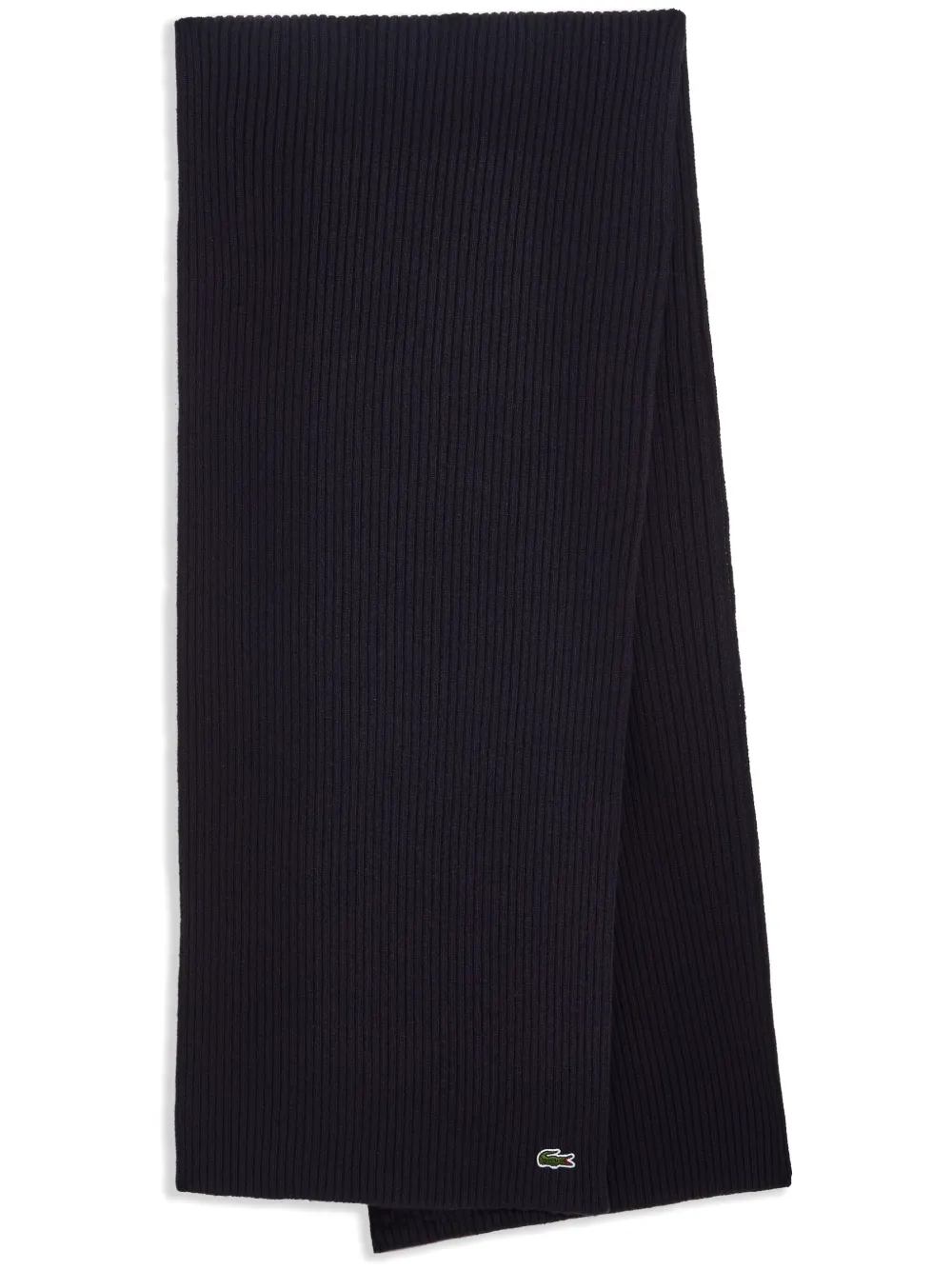 Шерстяной шарф в рубчик Lacoste, синий
Шерстяной шарф в рубчик Lacoste, синий