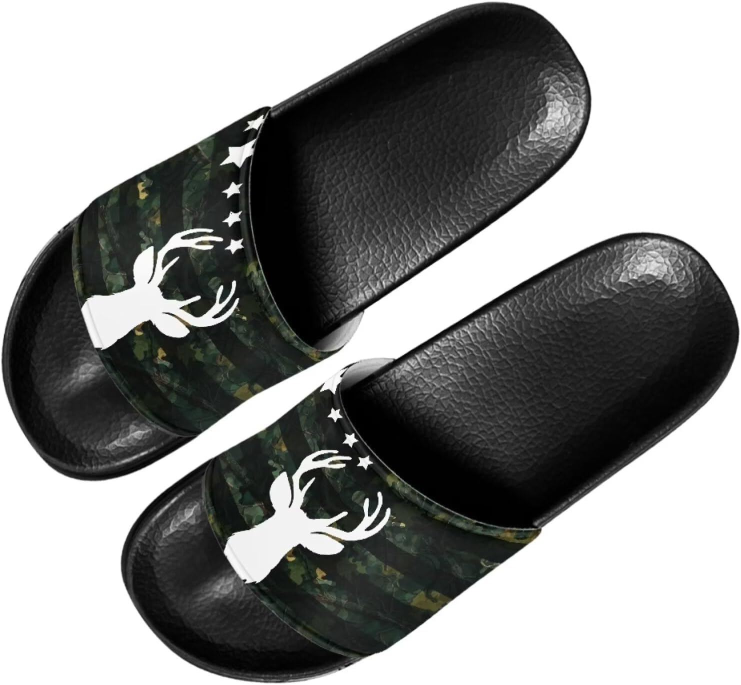 Женские повседневные шлепанцы Forchrinse Black Cat с нотками музыки, мягкие нескользящие открытые тапочки, шлепанцы с плоской подошвой из ЭВА, Deer Camo American Flag
Женские повседневные шлепанцы Forchrinse Black Cat с нотками музыки, мягкие нескользящие открытые тапочки, шлепанцы с плоской подошвой из ЭВА, Deer Camo American Flag