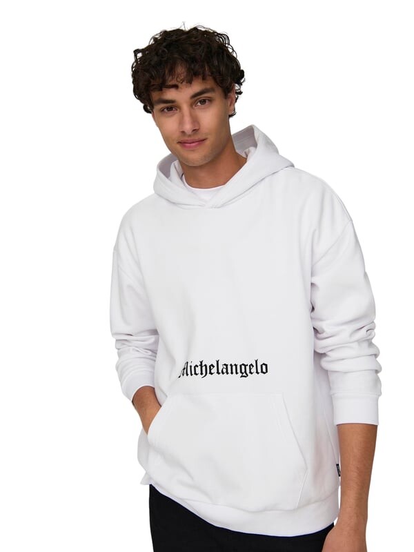 Пуловер с капюшоном Only & Sons, белый
Пуловер с капюшоном Only & Sons, белый