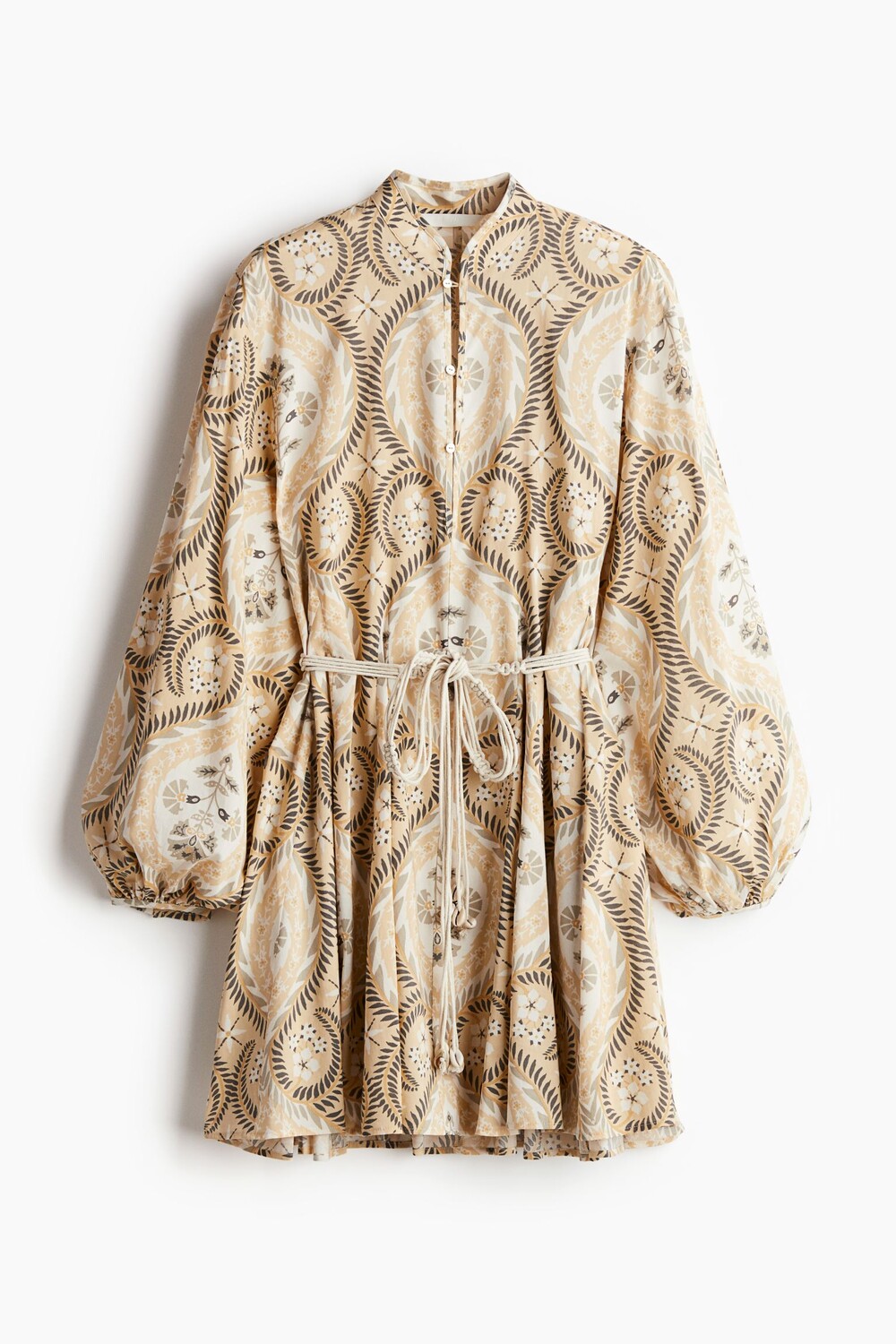 Платье H&M Macramé Belt, бежевый
Платье H&M Macramé Belt, бежевый