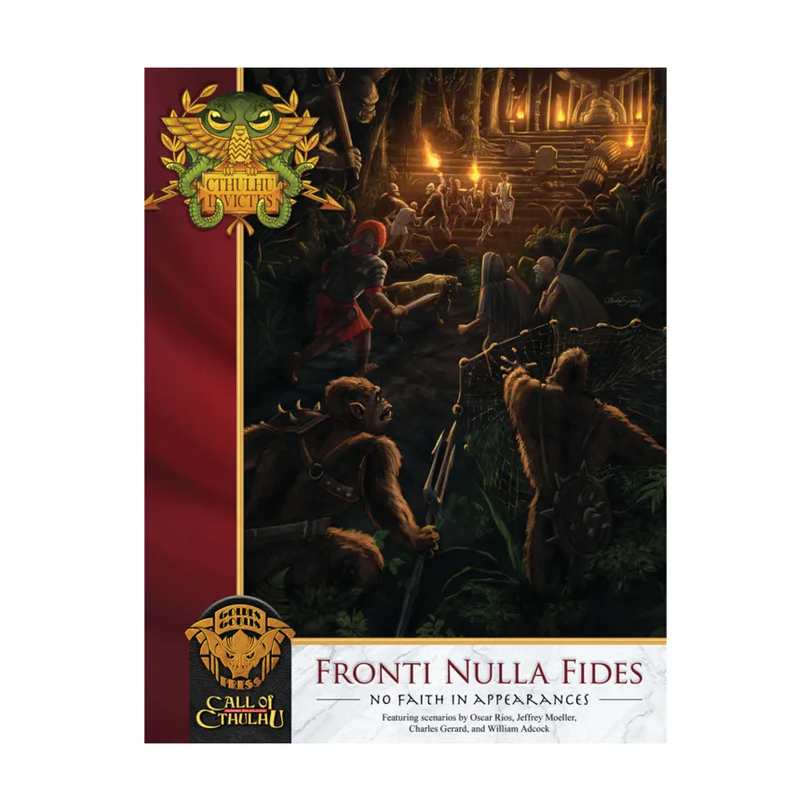 Fronti Nulla Fides - No Faith in Appearances, Call of Cthulhu - Adventures & Modules (Golden Goblin Press), мягкая обложка
Fronti Nulla Fides - No Faith in Appearances, Call of Cthulhu - Adventures & Modules (Golden Goblin Press), мягкая обложка