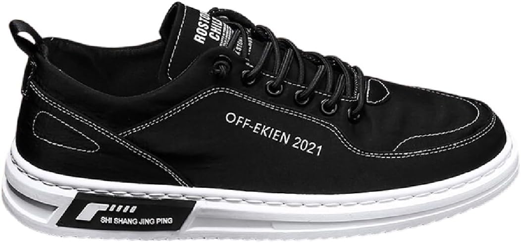 Мужские легкие повседневные кроссовки в корейском стиле, дышащие с мягкой подошвой, повседневные шнурованные кроссовки из холщовой ткани Lexamen, черный
Мужские легкие повседневные кроссовки в корейском стиле, дышащие с мягкой подошвой, повседневные шнурованные кроссовки из холщовой ткани Lexamen, черный