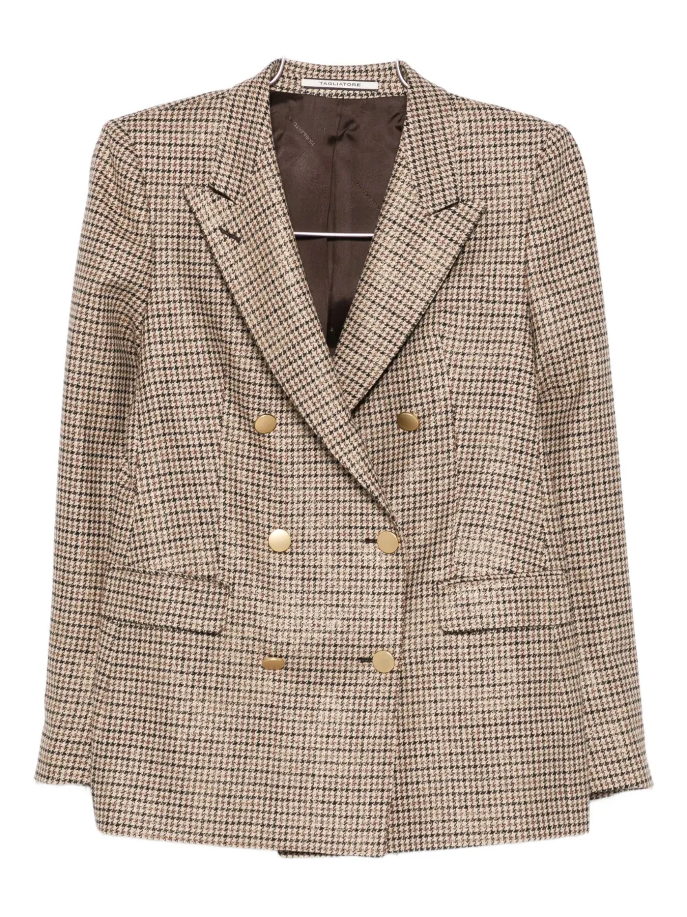Двубортный блейзер в ломаную клетку TAGLIATORE, нейтральный
Двубортный блейзер в ломаную клетку TAGLIATORE, нейтральный